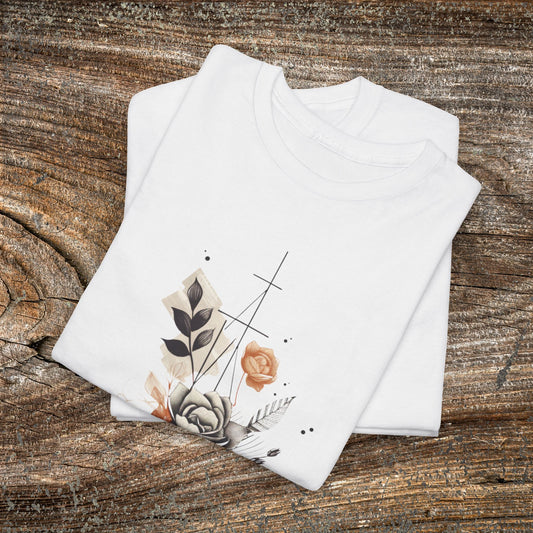 Retro Flower T-Shirt — Vintage Floral Graphic Tee