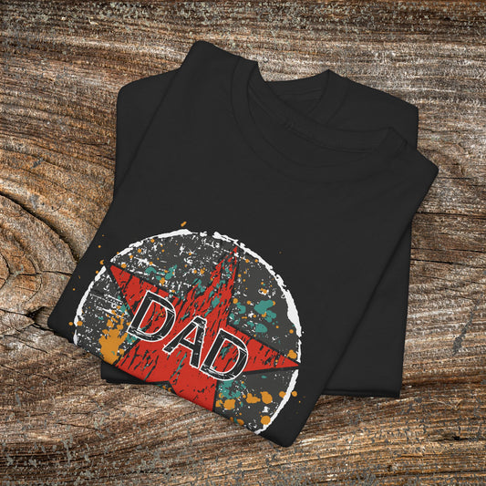 Grunge Dad Star T-Shirt — Retro Father's Day Gift