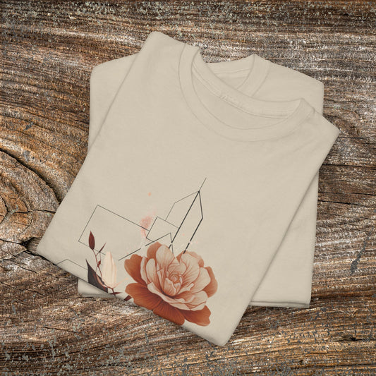 Retro Flower T-Shirt — Vintage Floral Graphic Tee