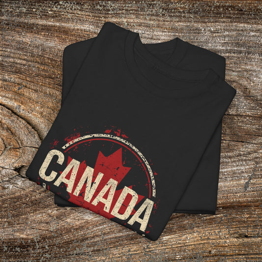 Grunge Canada Maple Leaf T-Shirt — Distressed Canada Tee