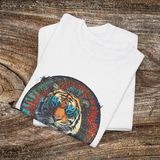 Grunge Rawr Tiger T-Shirt — Vintage Tiger Graphic Tee