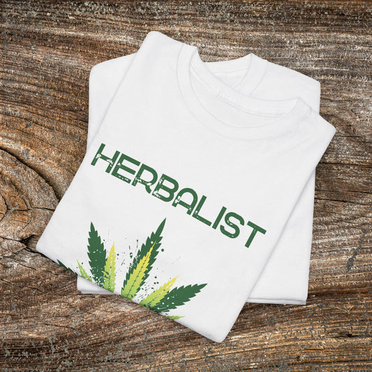 Retro Weed "Herbalist" 420 TShirt - Grunge Marijuana Stoner Gift