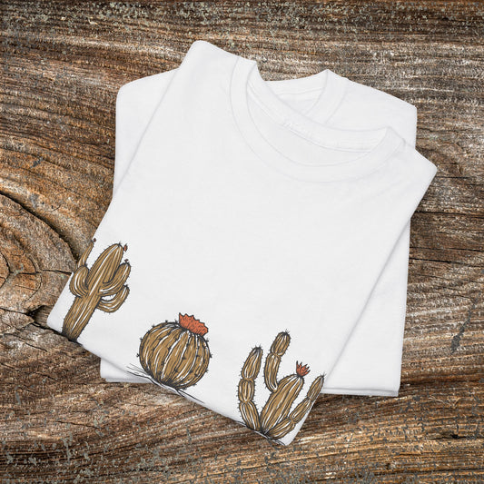 Retro Cactus Abstract T-Shirt