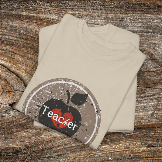 Retro Grunge Teacher T-Shirt — Vintage School Tee