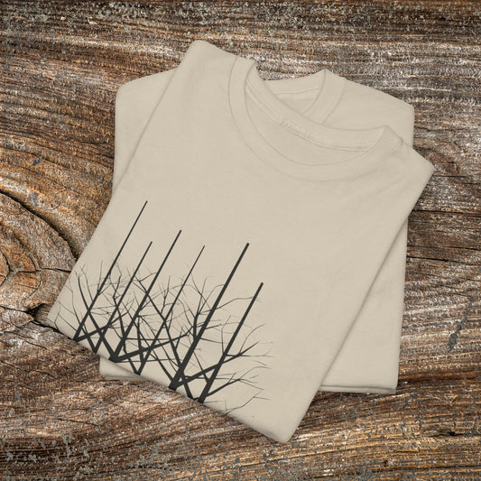 Modern Tree Abstract TShirt, Minimalist Nature Lover Gift