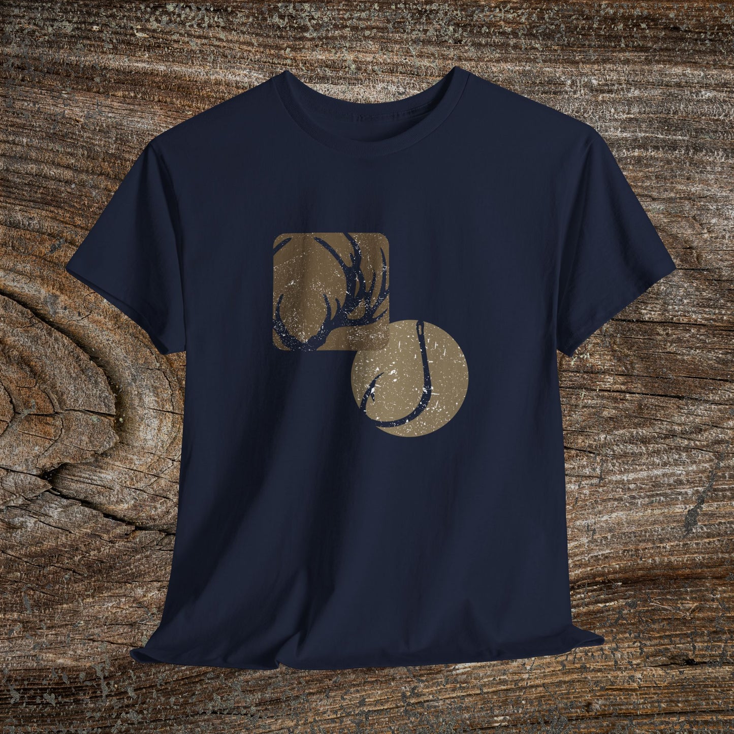 Hunting & Fishing T-Shirt — Modern Outdoor Angler and Hunter Gift