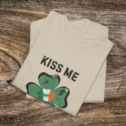 Kiss Me I'm Irish-ish Shamrock Tee | St. Patrick's Day Clover Shirt