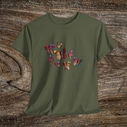 Colourful Butterfly T-Shirt — Nature Lover Gift