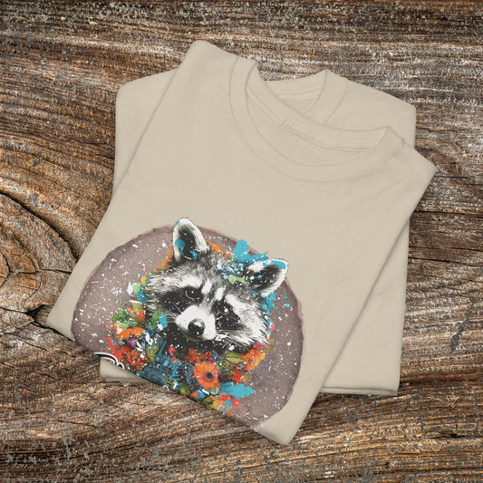 Vintage 'Street Cat' Raccoon T-Shirt — Funny Retro Wildlife Tee