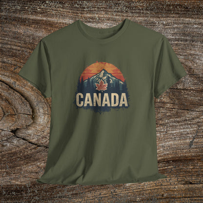 Distressed Canadian Logo T-Shirt — Grunge Canada Tee