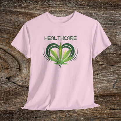 Grunge Weed 420 TShirt - Retro "Healthcare" Marijuana Stoner Gift