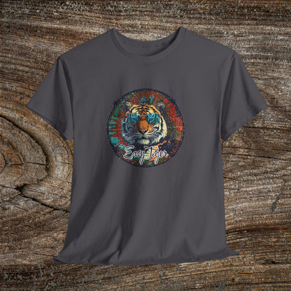 Retro Grunge 'Easy Tiger' T-Shirt — Vintage Tiger Tee