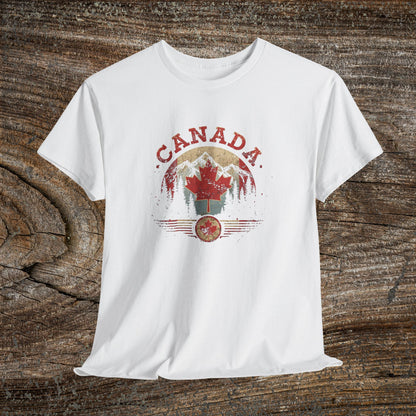 Distressed Canadian Logo T-Shirt — Grunge Canada Tee