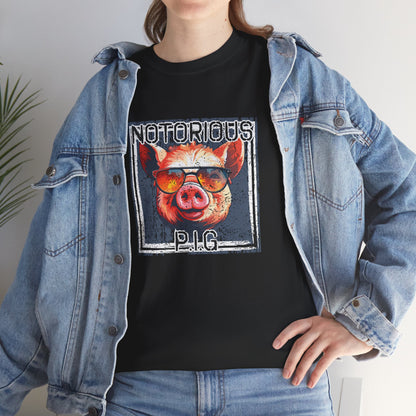 Notorious P.I.G Funny Grunge Pig T-Shirt