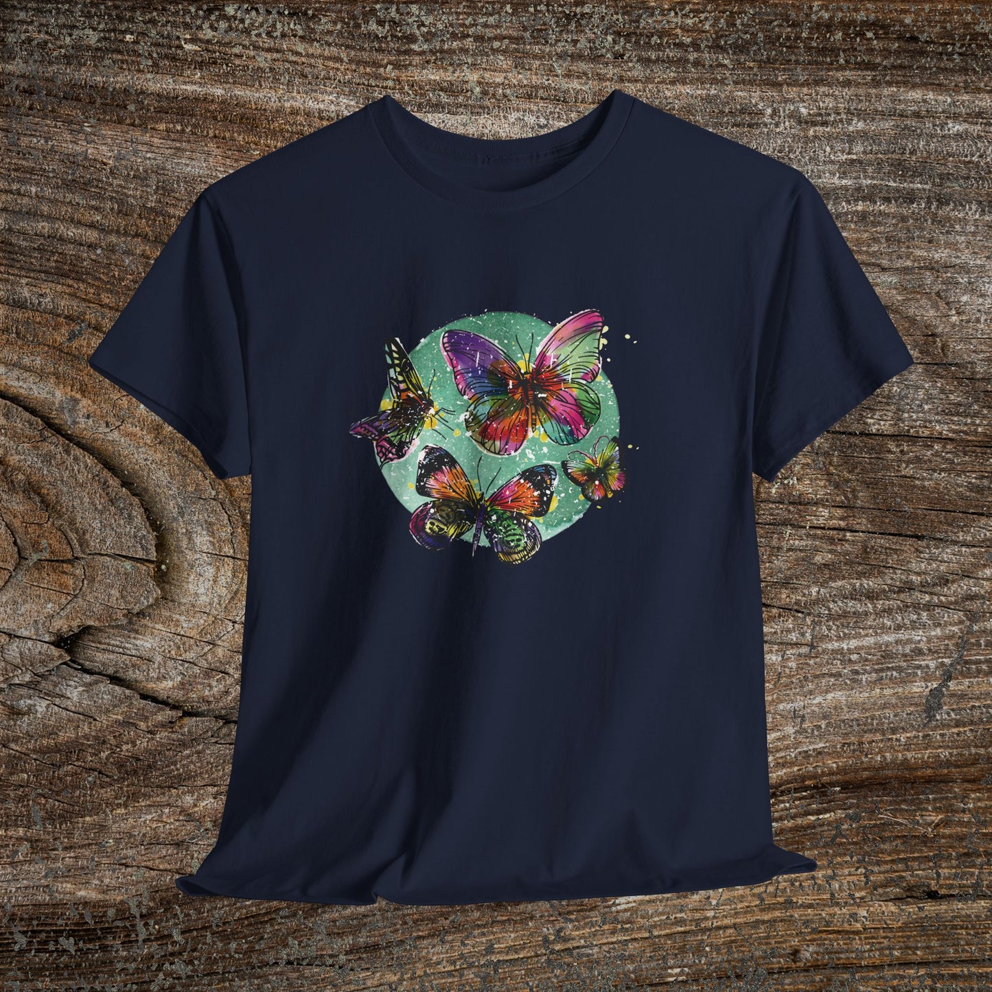 Watercolour Butterfly T-Shirt — Nature Lover Gift