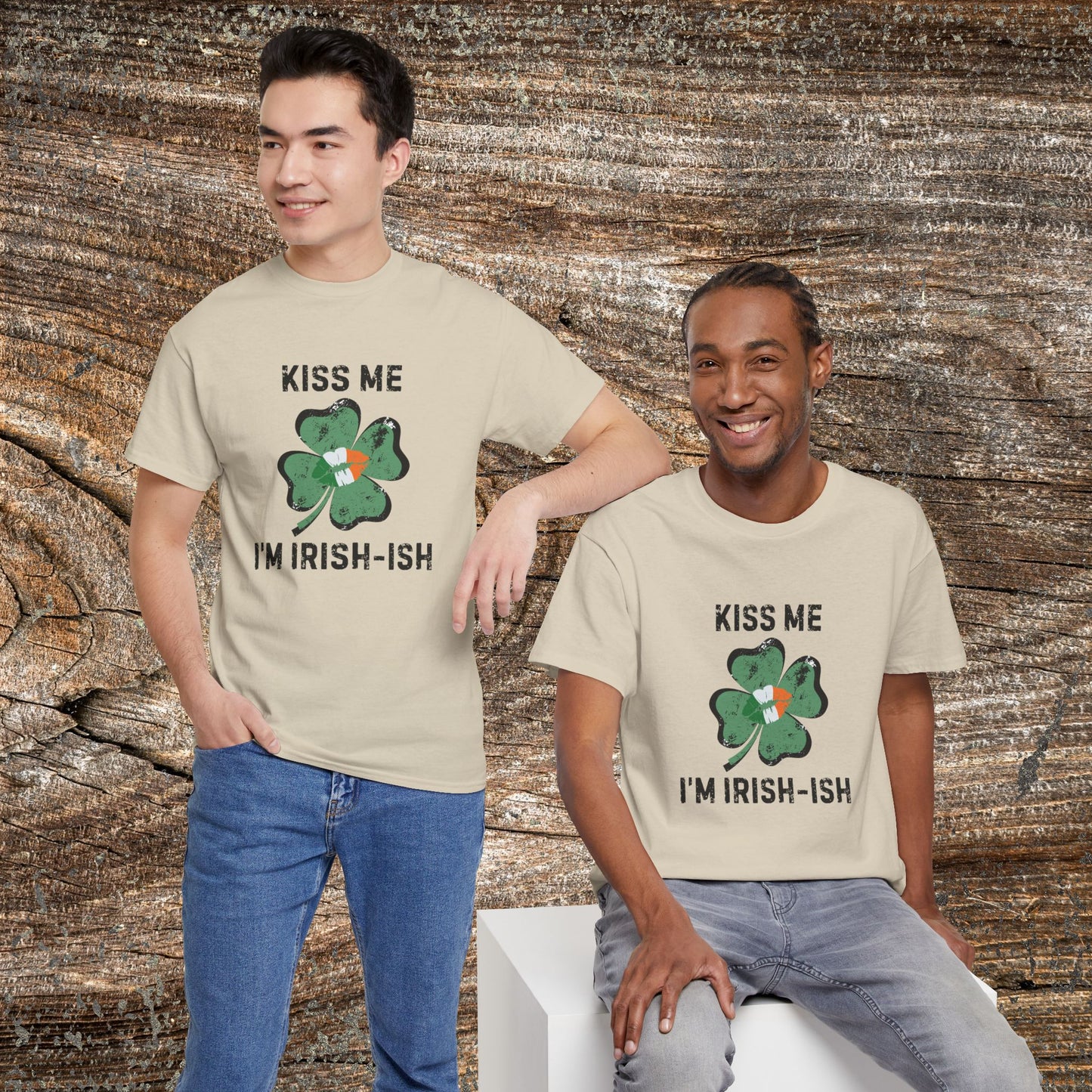 Kiss Me I'm Irish-ish Shamrock Tee | St. Patrick's Day Clover Shirt