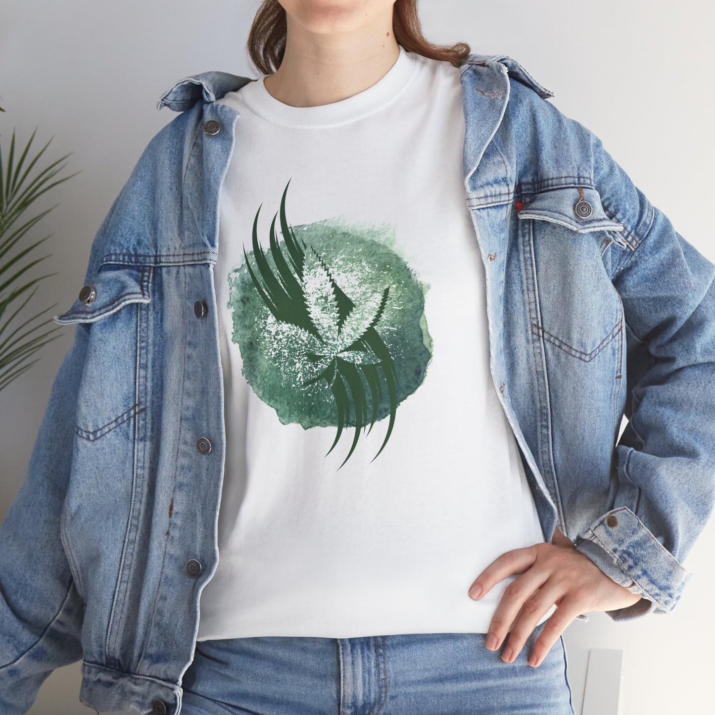 Grunge Weed Leaf 420 TShirt - Retro Marijuana Stoner Gift