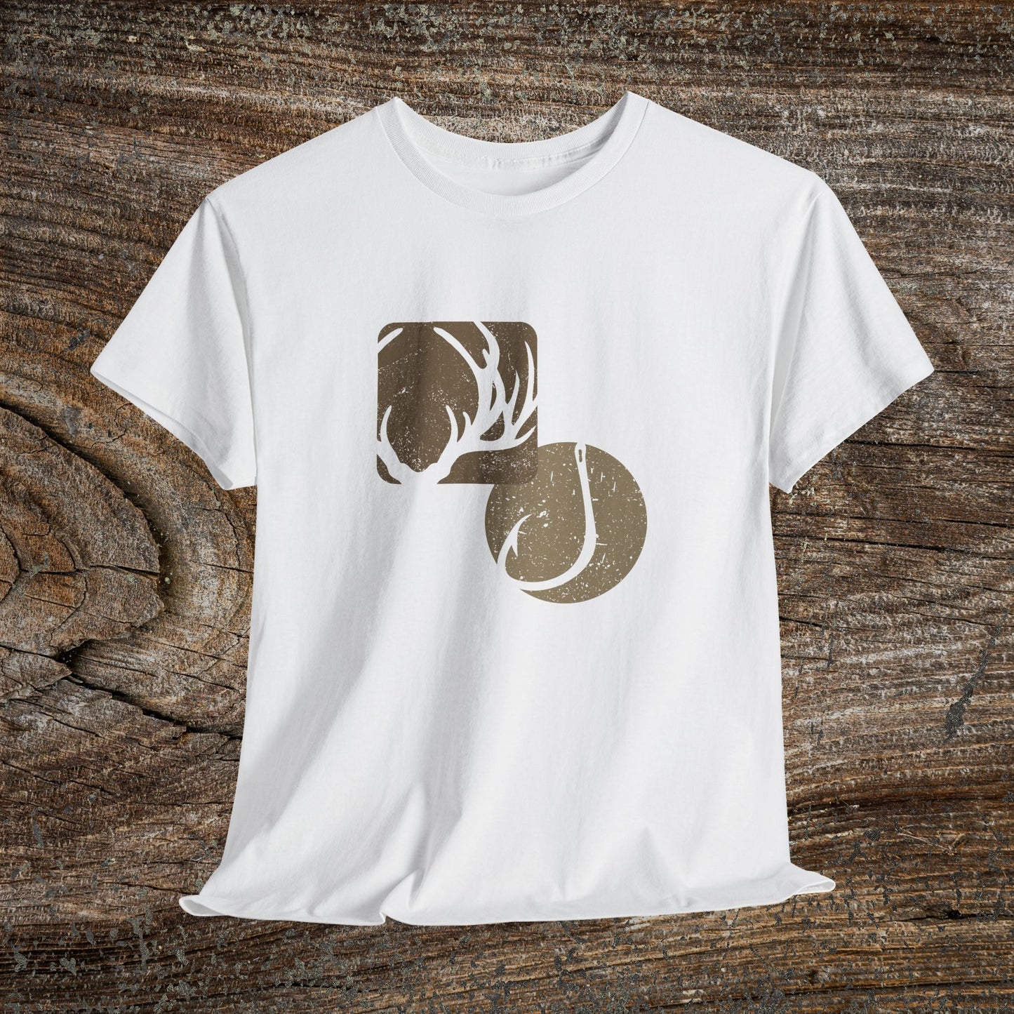 Hunting & Fishing T-Shirt — Modern Outdoor Angler and Hunter Gift