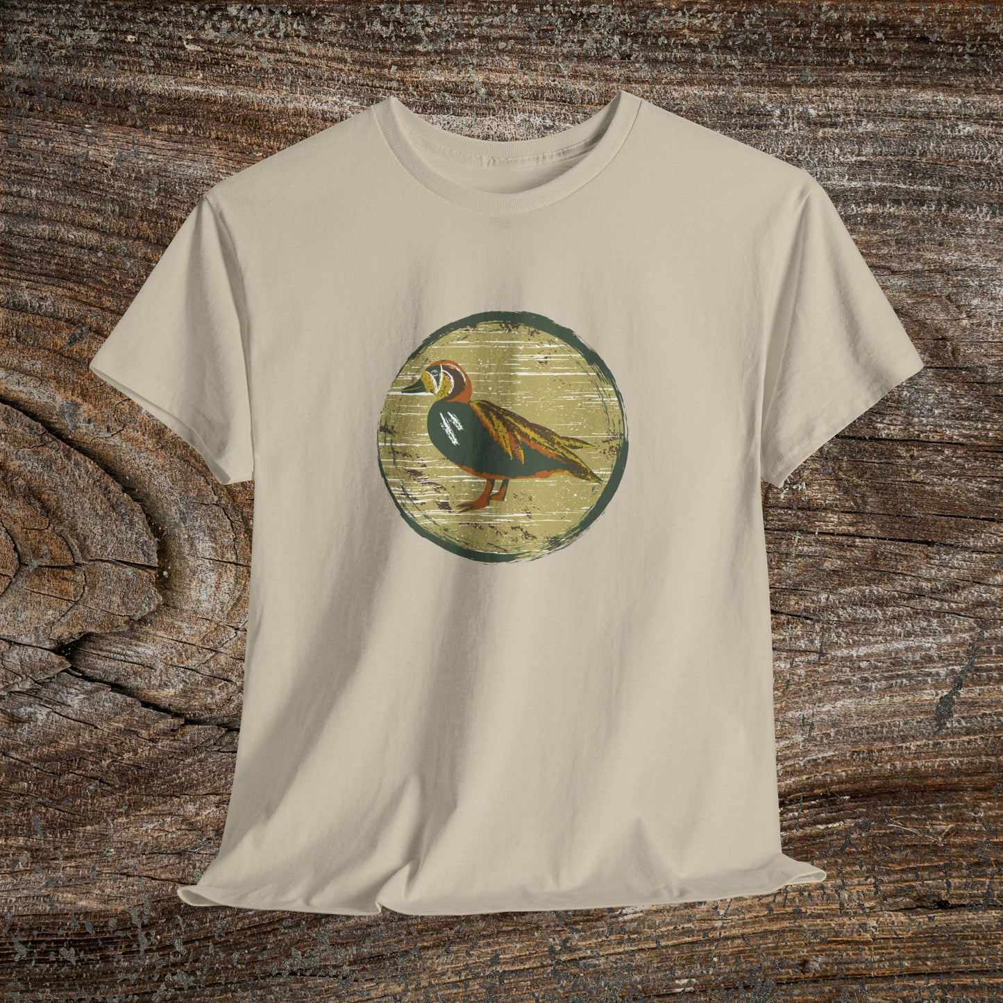 Rustic Boho Duck T-Shirt — Vintage Farmhouse Duck Tee
