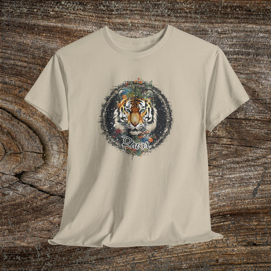 Vintage "Rawr" Tiger T-Shirt — Retro Tiger Graphic Tee