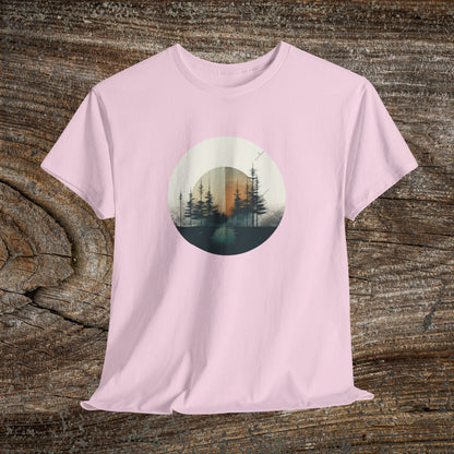 Vintage Mountain Landscape TShirt - Nature Lover Gift