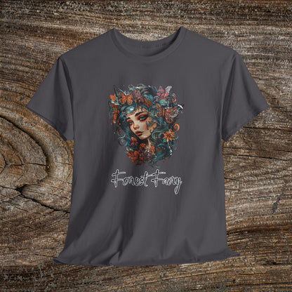 Vintage Forest Fairy T-Shirt - Enchanted Woodland Graphic Tee
