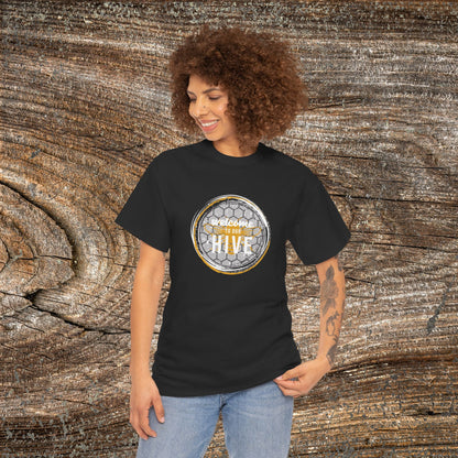 Welcome to Our Hive Retro Bee T-Shirt — Beekeeper Gift