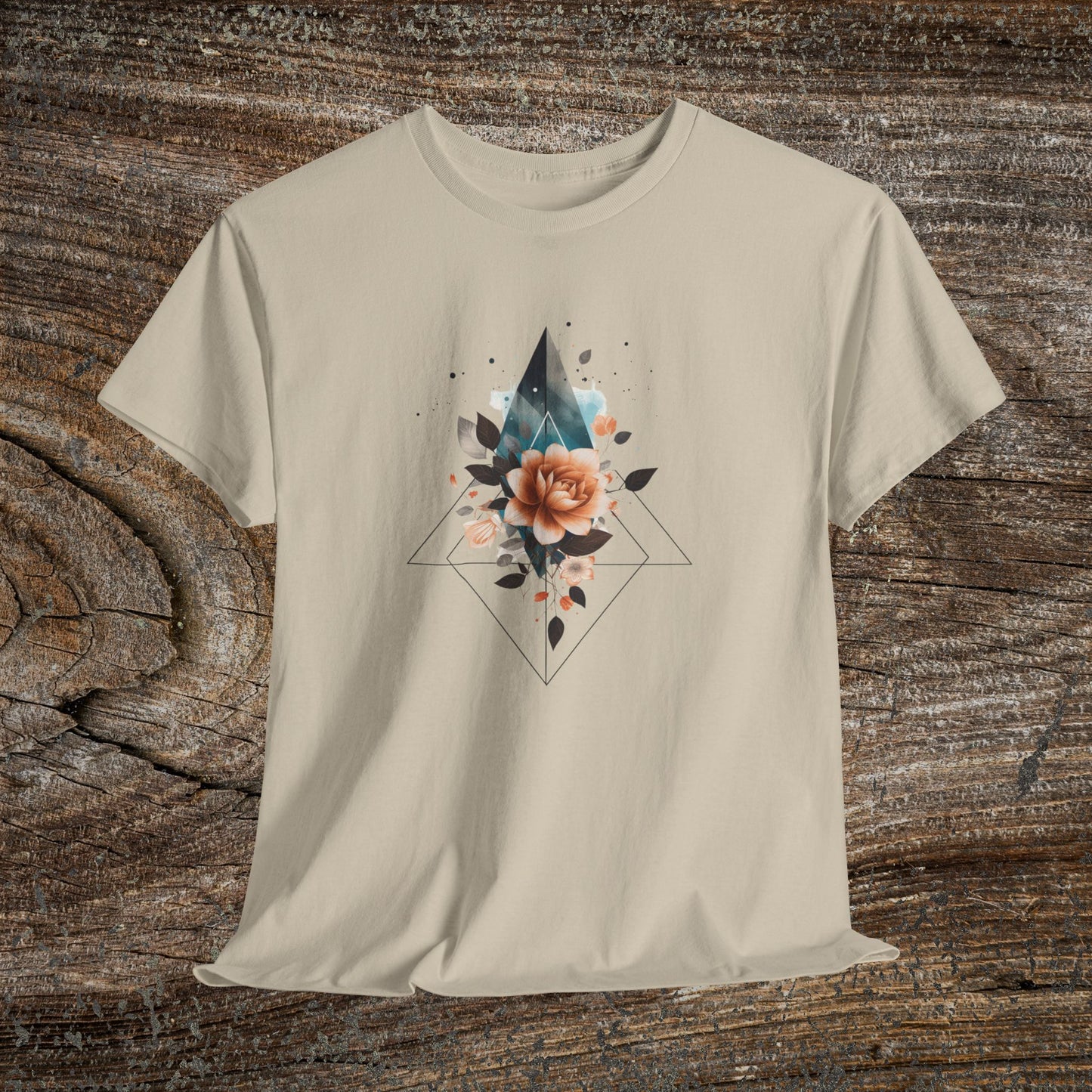 Retro Flower T-Shirt — Vintage Floral Graphic Tee