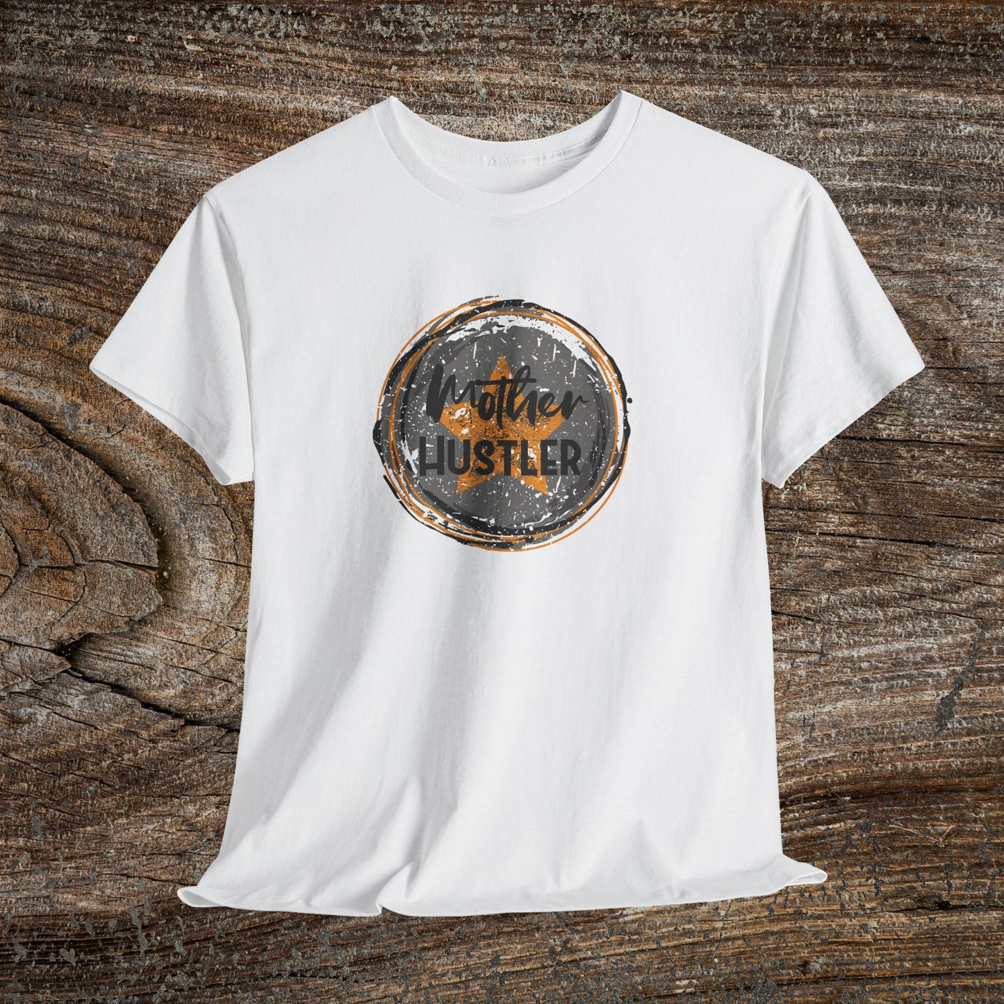 Mother Hustler Mom T-Shirt — Distressed Grunge Gift for Mom