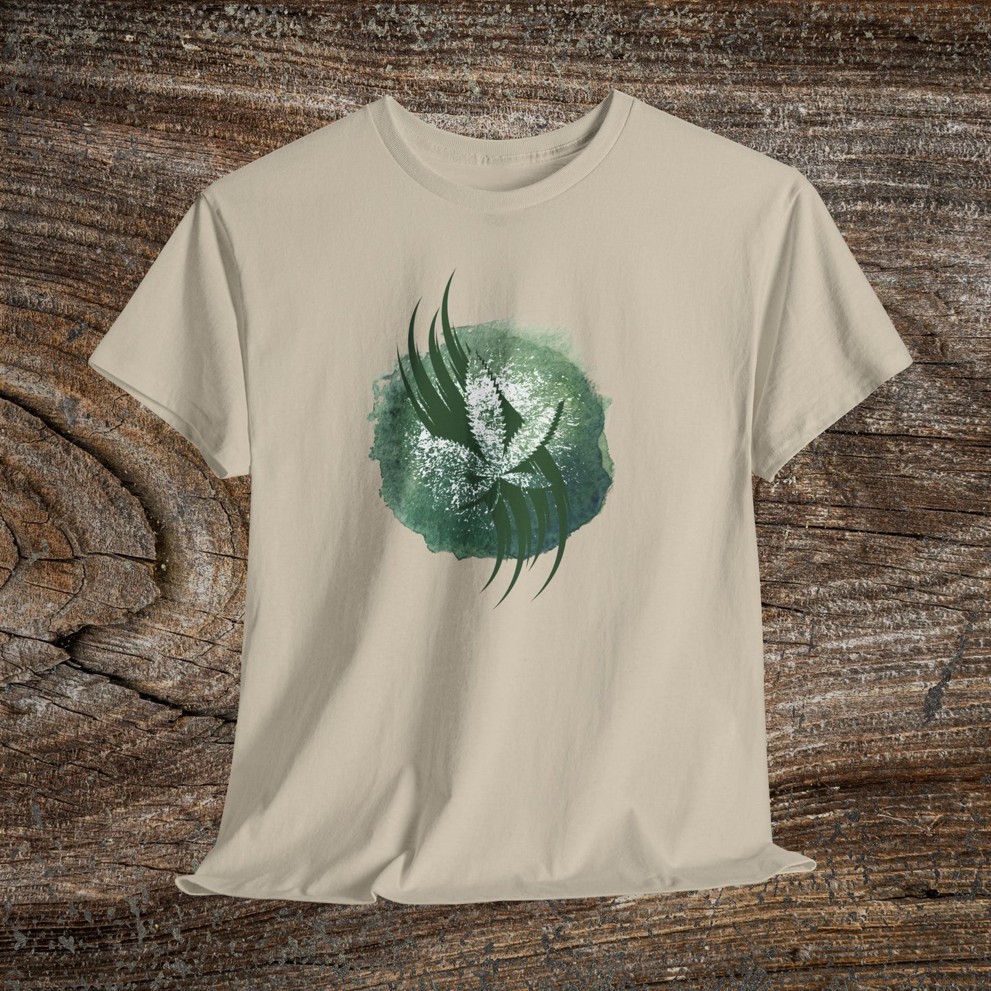 Grunge Weed Leaf 420 TShirt - Retro Marijuana Stoner Gift