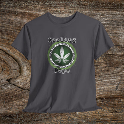 Grunge Weed 420 TShirt - Retro "Feeling Dope" Marijuana Stoner Gift
