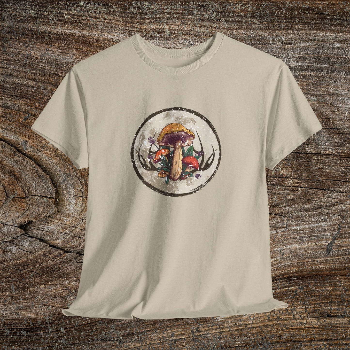 Hunting & Foraging Retro Grunge T-Shirt — Gatherer Gift