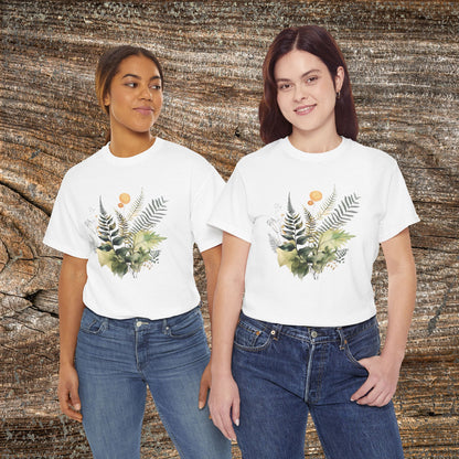 Vintage Watercolour  Floral TShirt — Botanical Graphic T-Shirt