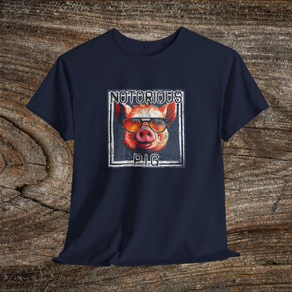 Notorious P.I.G Funny Grunge Pig T-Shirt
