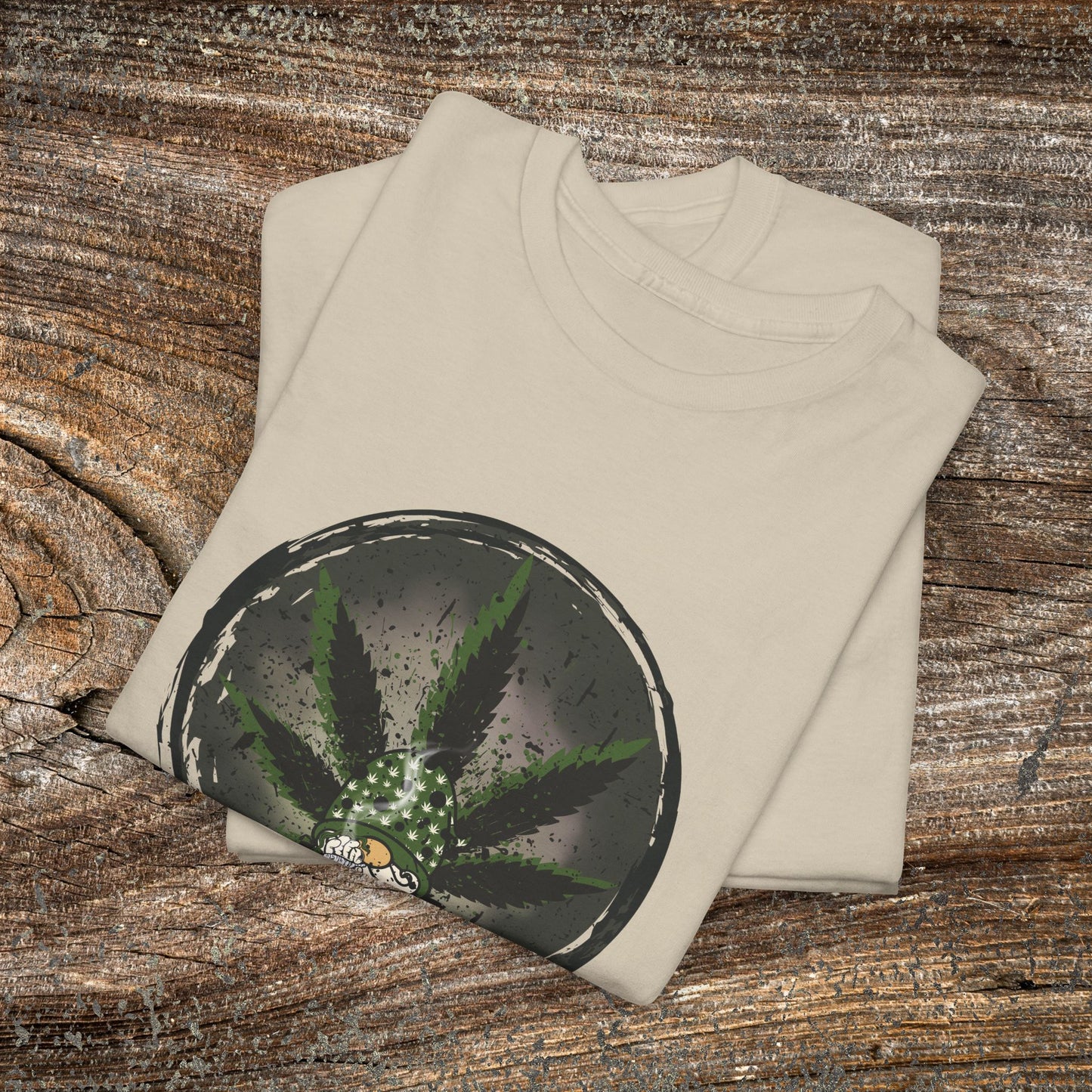Grunge 'Roll Up' 420 T-Shirt — Retro Gnome Marijuana Stoner Tee