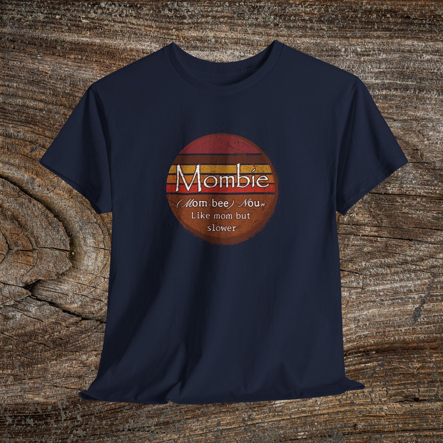 Retro Grunge "Mombie" Mom T-Shirt — Funny Mom Gift