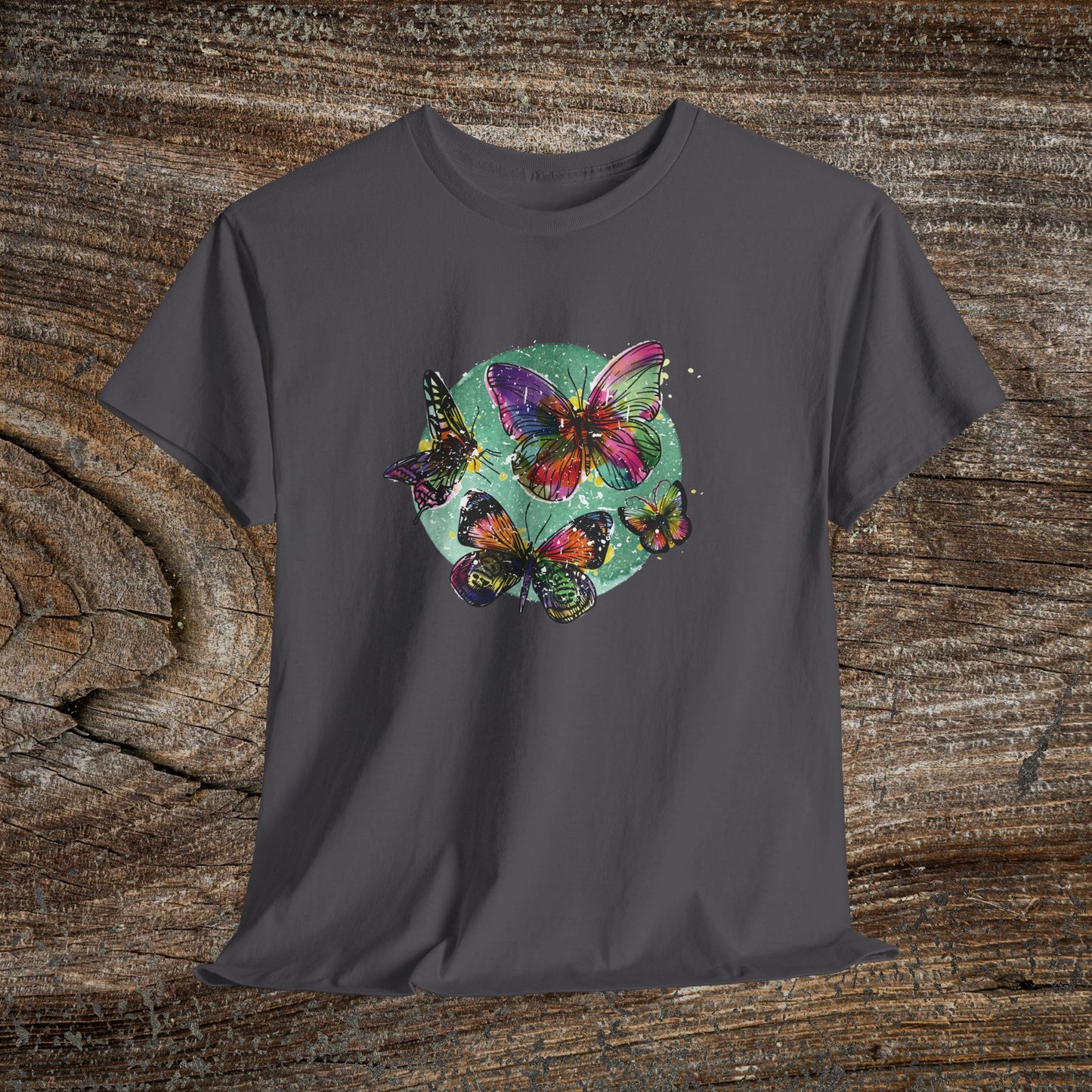 Watercolour Butterfly T-Shirt — Nature Lover Gift
