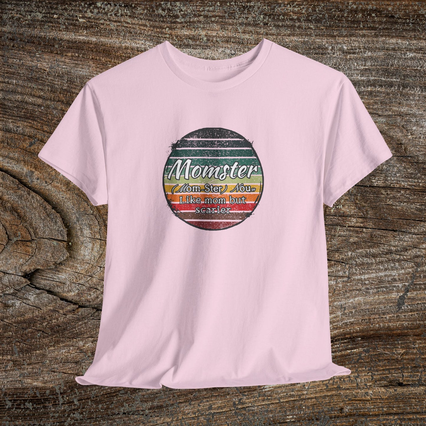 Momster Retro Grunge Mom T-Shirt — Funny Mom Gift