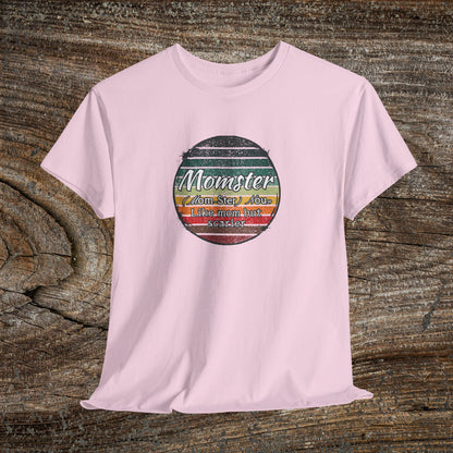 Momster Retro Grunge Mom T-Shirt — Funny Mom Gift
