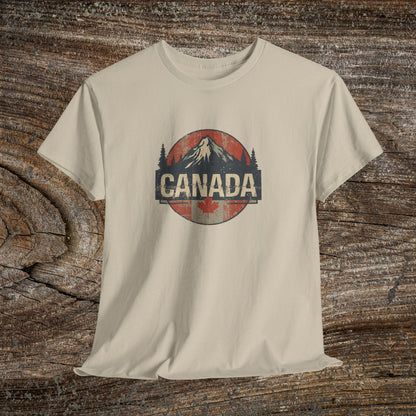 Grunge Canadian Landscape T-Shirt — Distressed Canada Tee