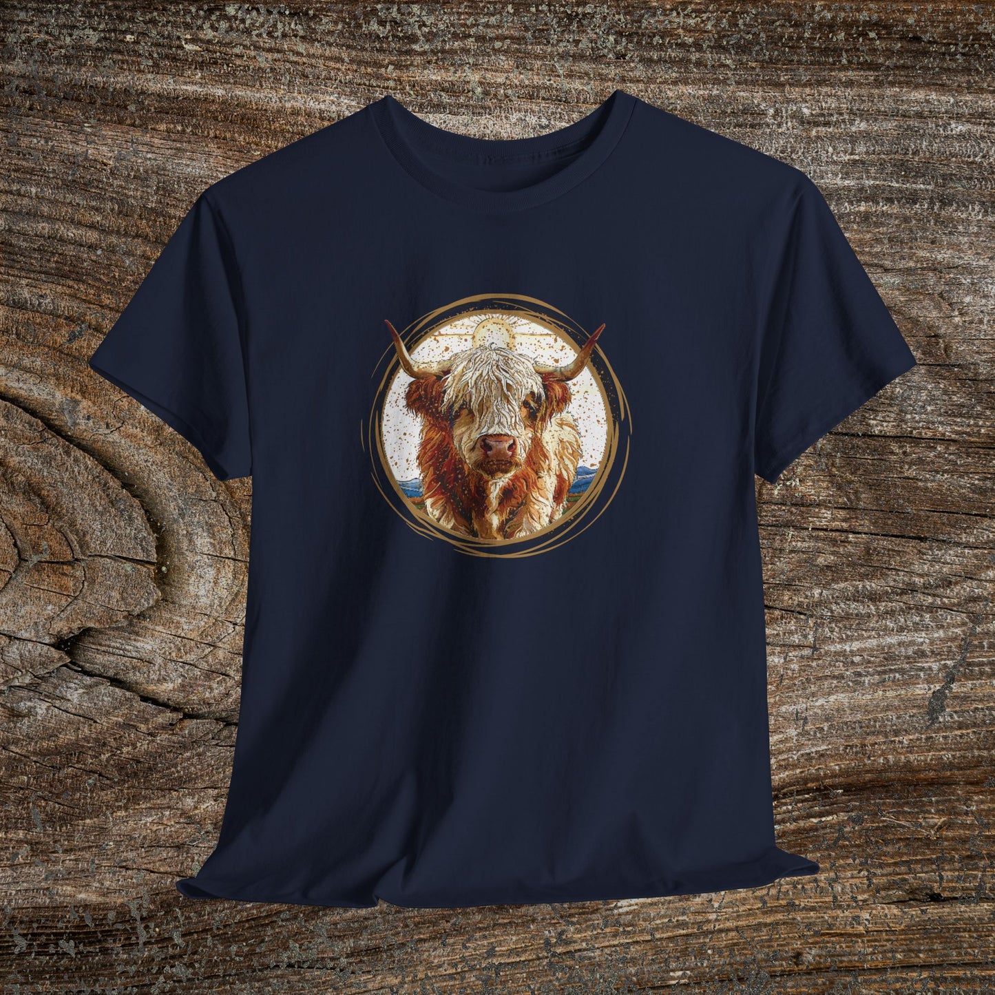 Rustic Boho Cow TShirt
