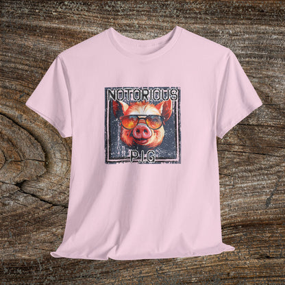 Notorious P.I.G Funny Grunge Pig T-Shirt