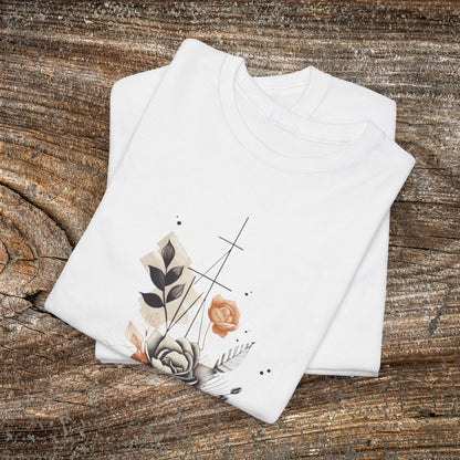 Retro Flower T-Shirt — Vintage Floral Graphic Tee