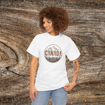 Distressed Canadian Logo T-Shirt — Grunge Canada Tee