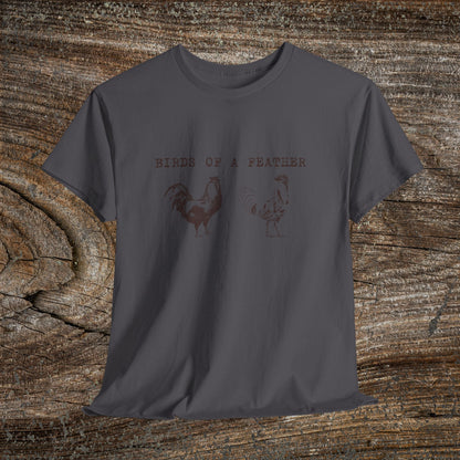 Birds of a Feather Rustic Chicken T-Shirt