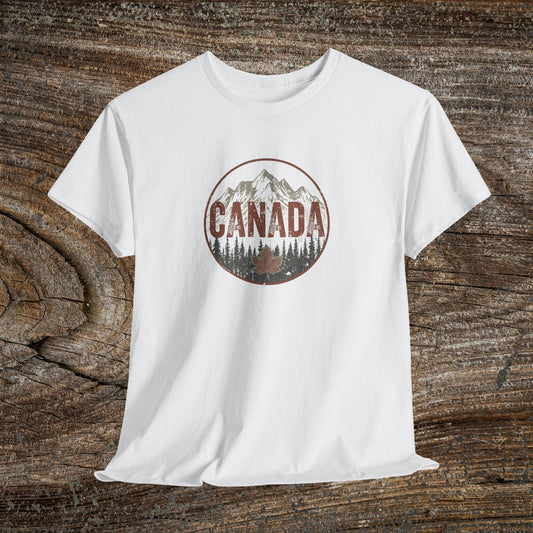Distressed Canadian Logo T-Shirt — Grunge Canada Tee