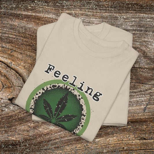 Grunge Weed 420 TShirt - Retro "Feeling Dope" Marijuana Stoner Gift