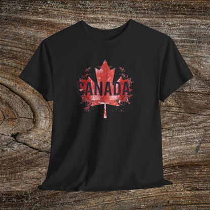 Grunge Canada T-Shirt — Distressed Maple Leaf Tee