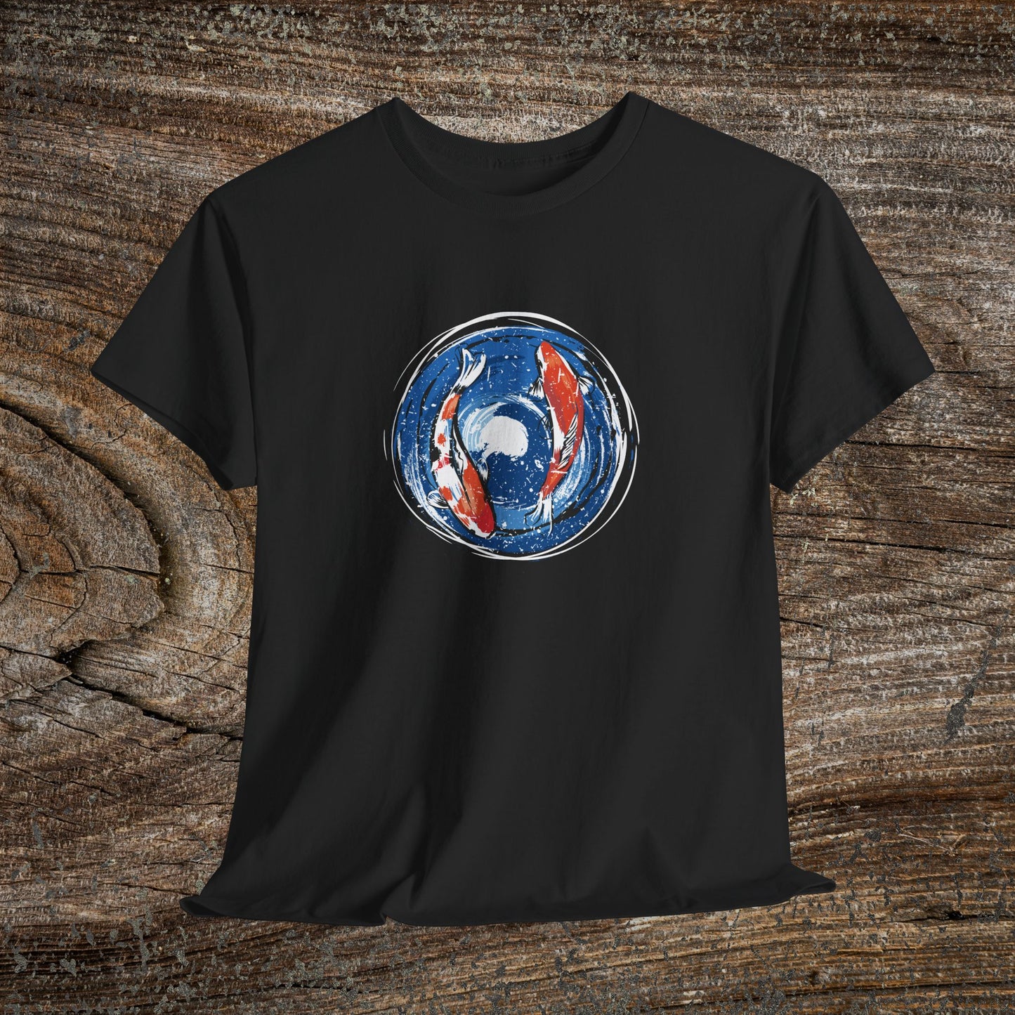 Retro Koi Fish T-Shirt — Grunge Japanese Carp Tee