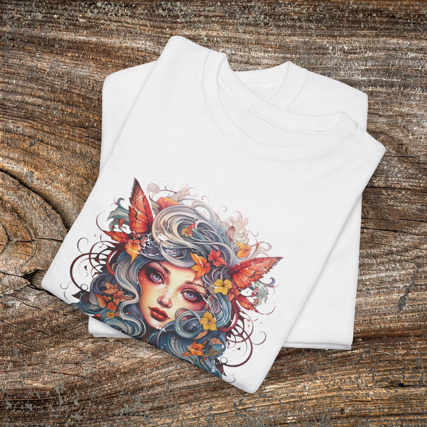 Vintage Forest Fairy T-Shirt - Enchanted Woodland Graphic Tee